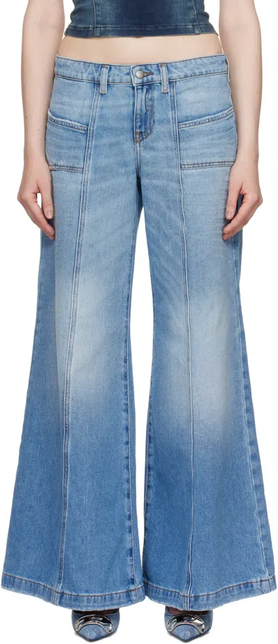 Diesel Blue D-akii Jeans In 01