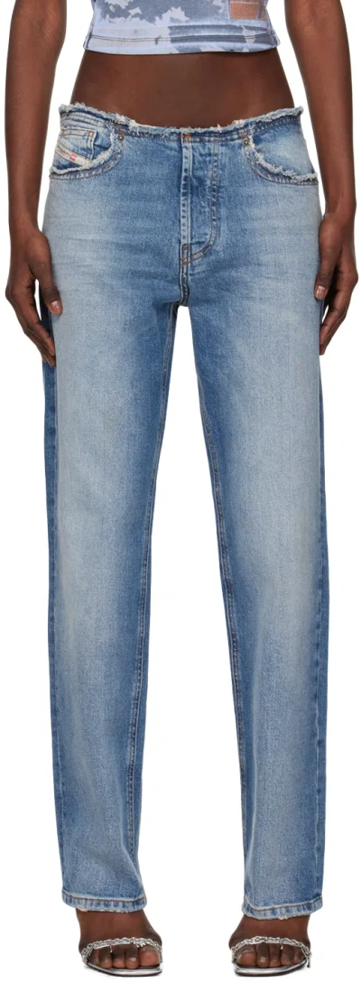 Diesel Blue D-ark-re Jeans In 1