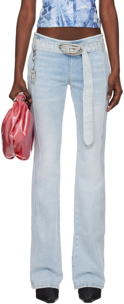 Diesel Blue D-ebbybelt 0jgaa Jeans In 1