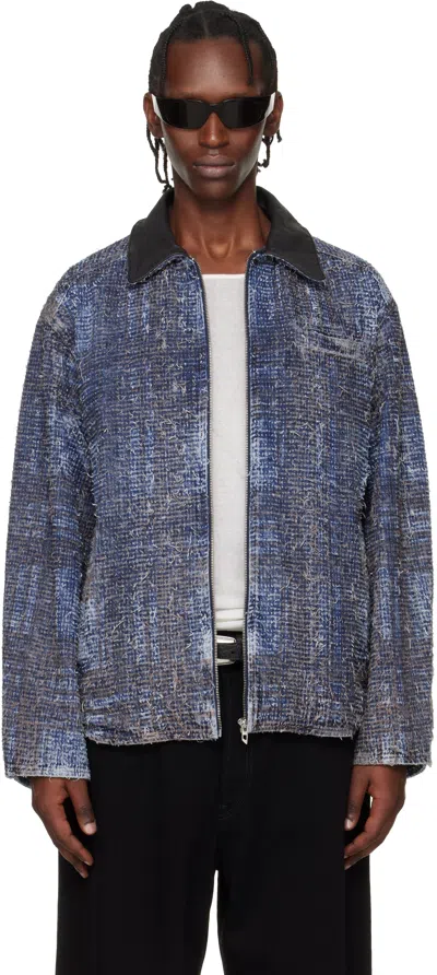 Diesel Blue D-ivar-s1 Denim Jacket