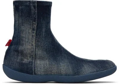 Diesel Blue D-shock Bt Boots In T6067