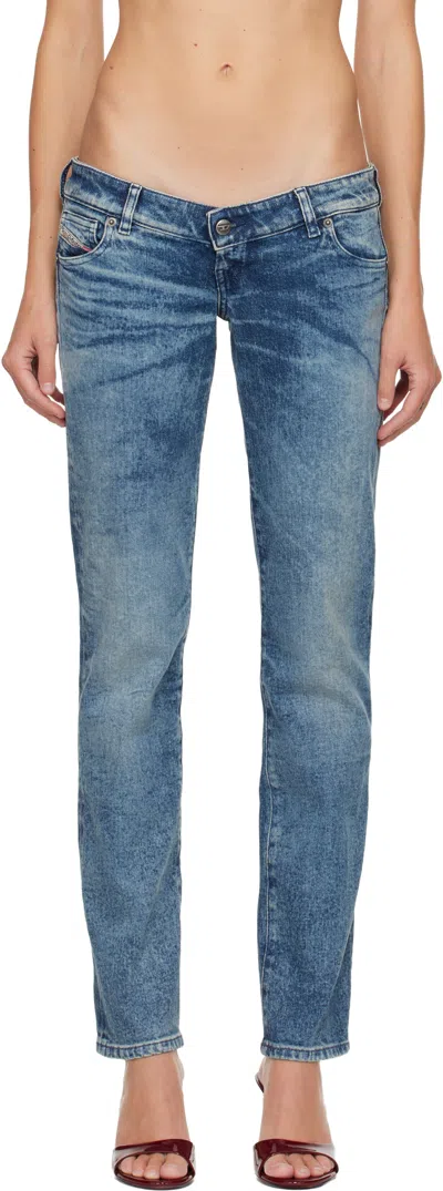 DIESEL BLUE D-WAISTY JEANS