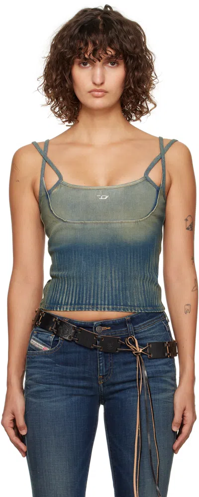 Diesel Blue De-maddy-s Tank Top In 01