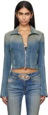 DIESEL BLUE DE-SILEN-S DENIM JACKET