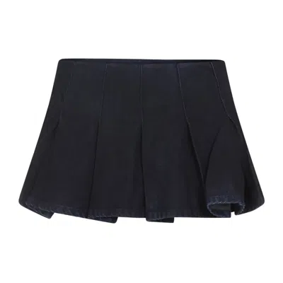 Diesel Blue De-rox Cotton Shorts