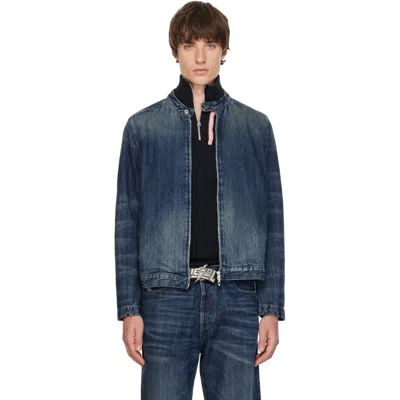 Diesel Blue D-glory-fsj Denim Jacket