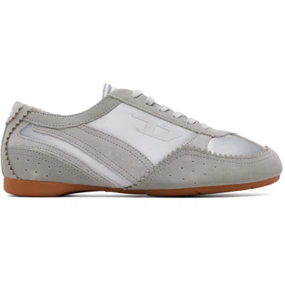 Diesel Blue D-mile-flat Sneakers In Multi