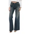 Diesel Wide Jeans 1978 D-akemi With Exposed Seams 32cm L32 In Blue