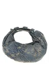 Diesel Women Denim Grab-d Hobo Shopping Bag In Blue