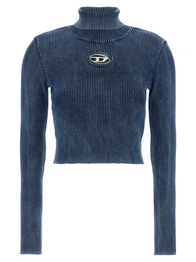 DIESEL BLUE HIGH NECK SWEATER