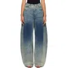 Diesel High-rise Wide Barrel Jeans In Blue