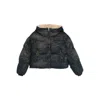 Diesel Brown And Blue Cotton W-aves-fur Down Jacket In Blue
