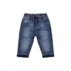 Diesel Blue Jeans For Baby Boy With Logo In Denim