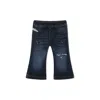 Diesel Dark Joggjeans Trousers With Tears In Denim