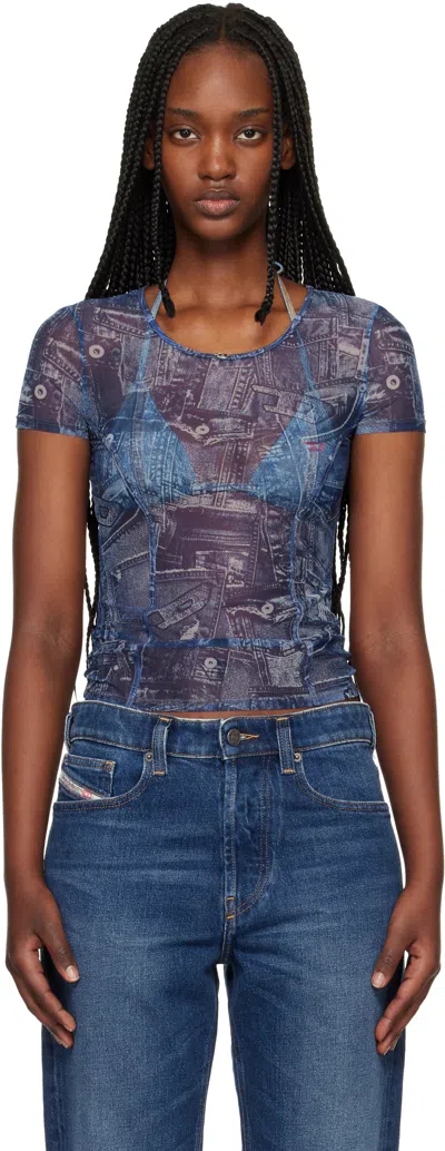 Diesel Blue Kasia-dnm T-shirt