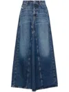 DIESEL BLUE LONG DENIM SKIRT
