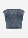 Diesel Blue M-clarksvillex-c Bandeau Top