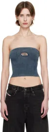 Diesel Blue M-clarksvillex-c Bandeau Top In 8at