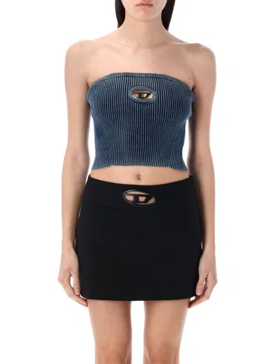 Diesel Blue M-clarksvillex-c Tube Top In Black