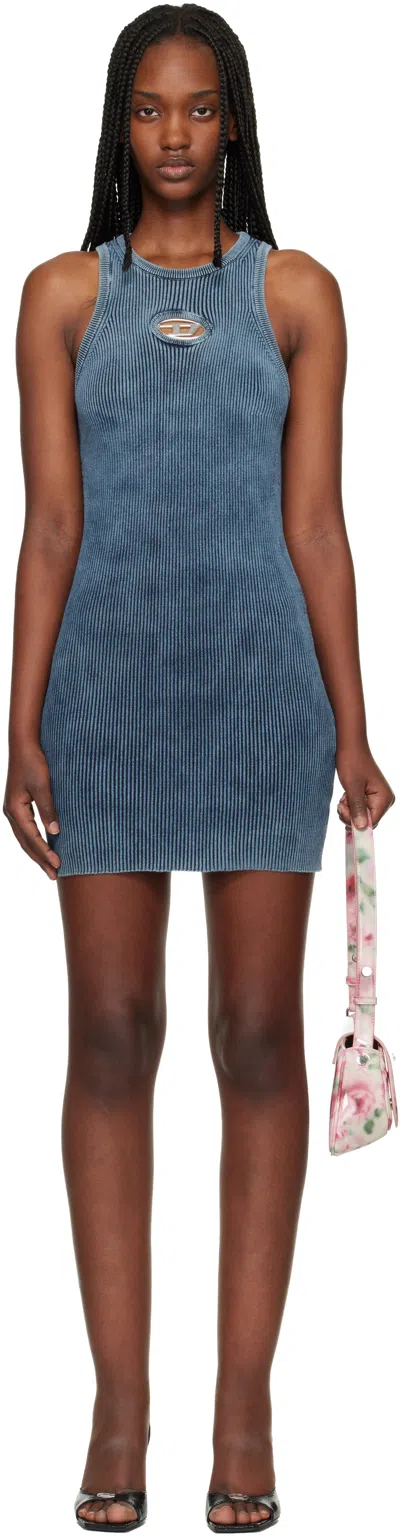 Diesel Blue M-anchorage-sl Minidress