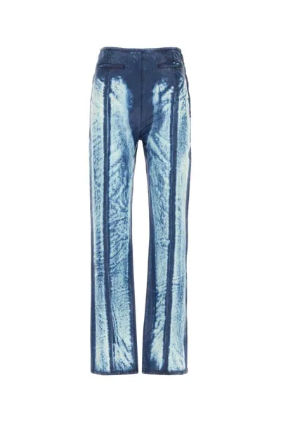Diesel Blue Marbled Wash Slim Fit Pant