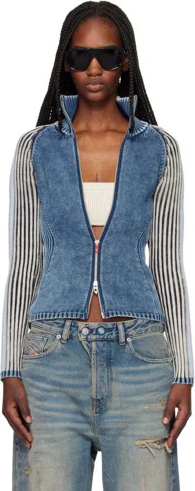 Diesel Blue M-estrella Cardigan