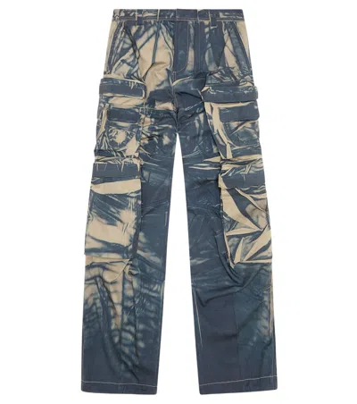 Diesel Blue Oversized Cargo Pants