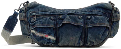 Diesel Blue Re-edition Travel 3000 Shoulder Bag In H1410