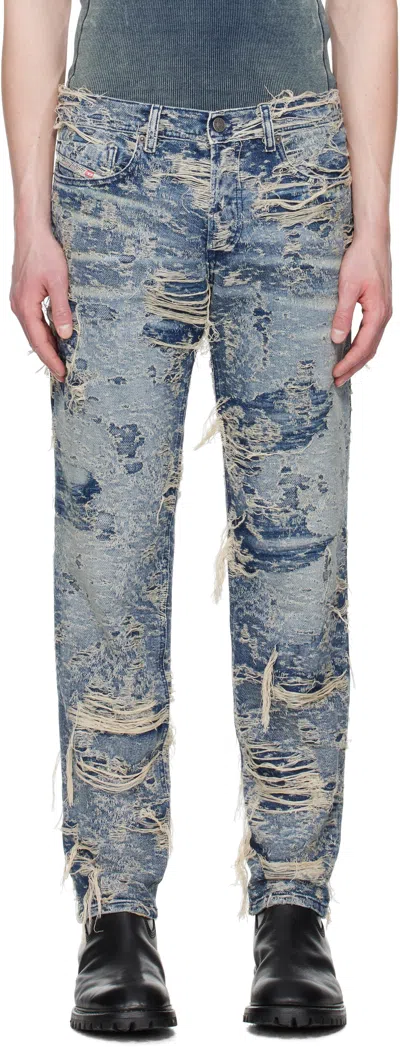 DIESEL BLUE REGULAR 2023 D-FINITIVE 09M04 JEANS