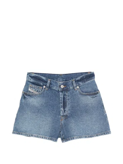 Diesel Blue Regular Fit Denim Shorts