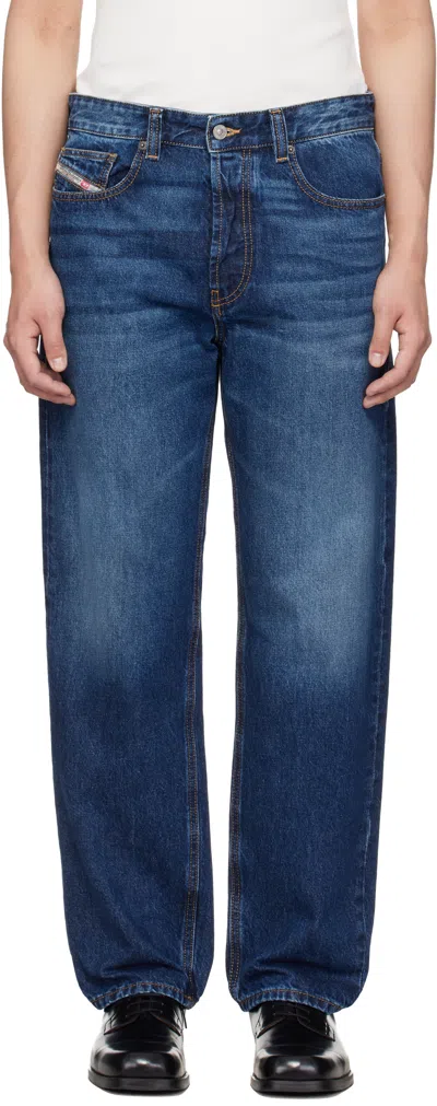 Diesel Blue Regular Waist 2024 D-macs Jeans