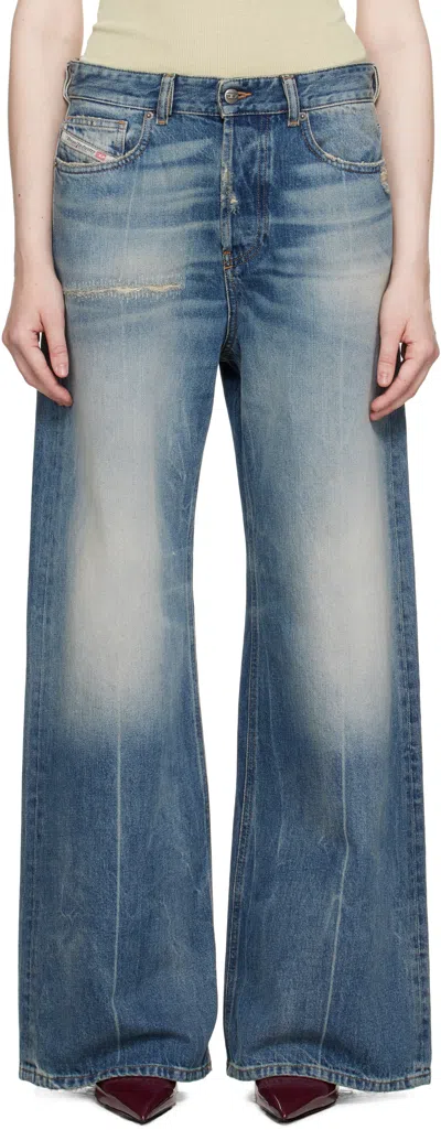 Diesel Blue Relaxed 1996 D-sire 09l47 Jeans In 01