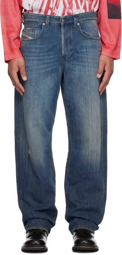 Diesel Blue Relaxed 2001 D-macro Jeans