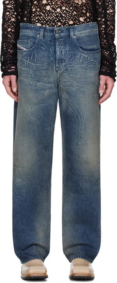 Diesel Blue Relaxed 2001 D-marco 007bg Jeans