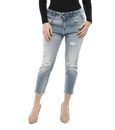 Diesel Blue Skinny Mid Rise Jeans