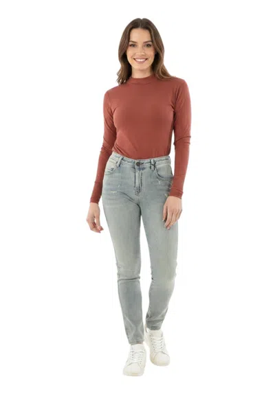 Diesel Blue Skinny Mid Rise Jeans In Gray
