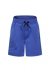 Diesel Blue Swim Shorts For Boy With Logo In Blue