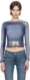 Diesel `t-banes-nc-q1` Long Sleeve T-shirt In 01