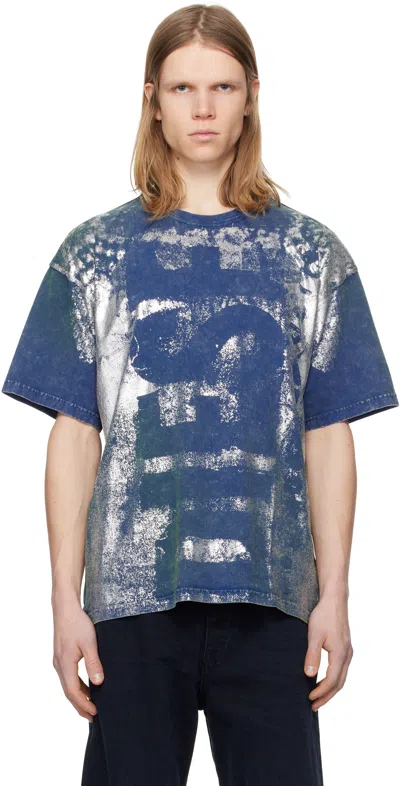Diesel Blue T-boxt-r2 T-shirt In 8ms