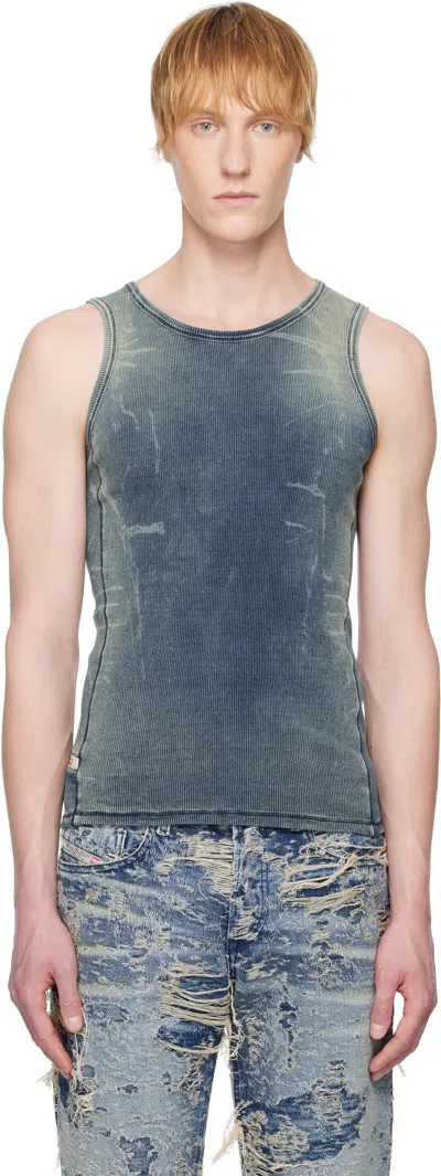 Diesel Blue T-hans T-shirt In Black