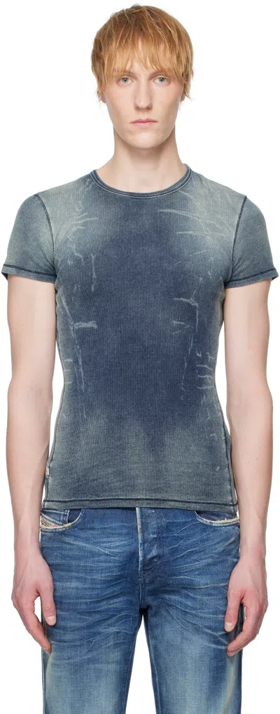 Diesel Blue T-hans T-shirt In Black