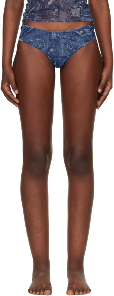 Diesel Blue Tasha-dnm Briefs