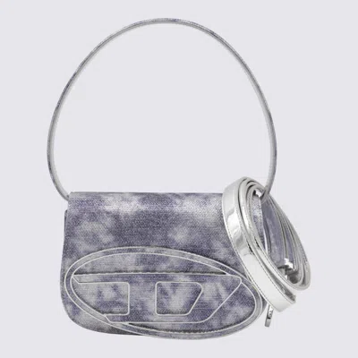 Diesel Glitter Print Shoulder Bag In Multicolor