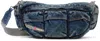 Diesel Blue Travel 3000-multipocket Denim Bag In H1410