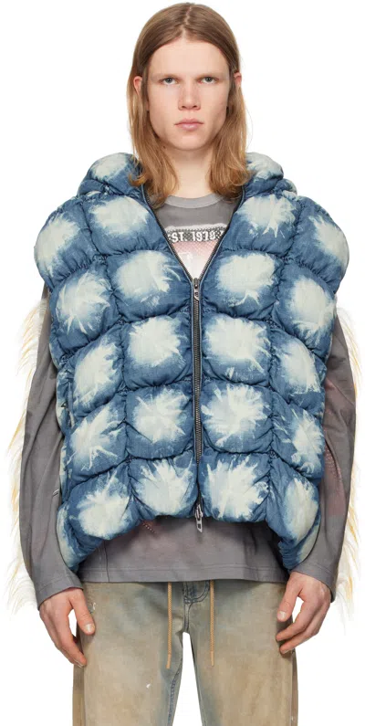 Diesel Blue W-thys Vest In 1