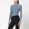Diesel Knitwear Long Sleeve High Neck Denim Style In Multi