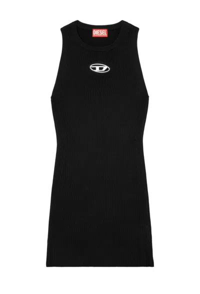 DIESEL DIESEL BODY-HUGGING MINI DRESS WITH RIBBED TEXTURE