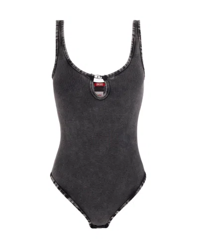 Diesel Body Maura-dnm Grigio Scuro In Gray