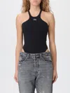Diesel Bodysuit  Woman Color Black In Black