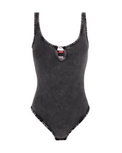 Diesel Bodysuit In Gray